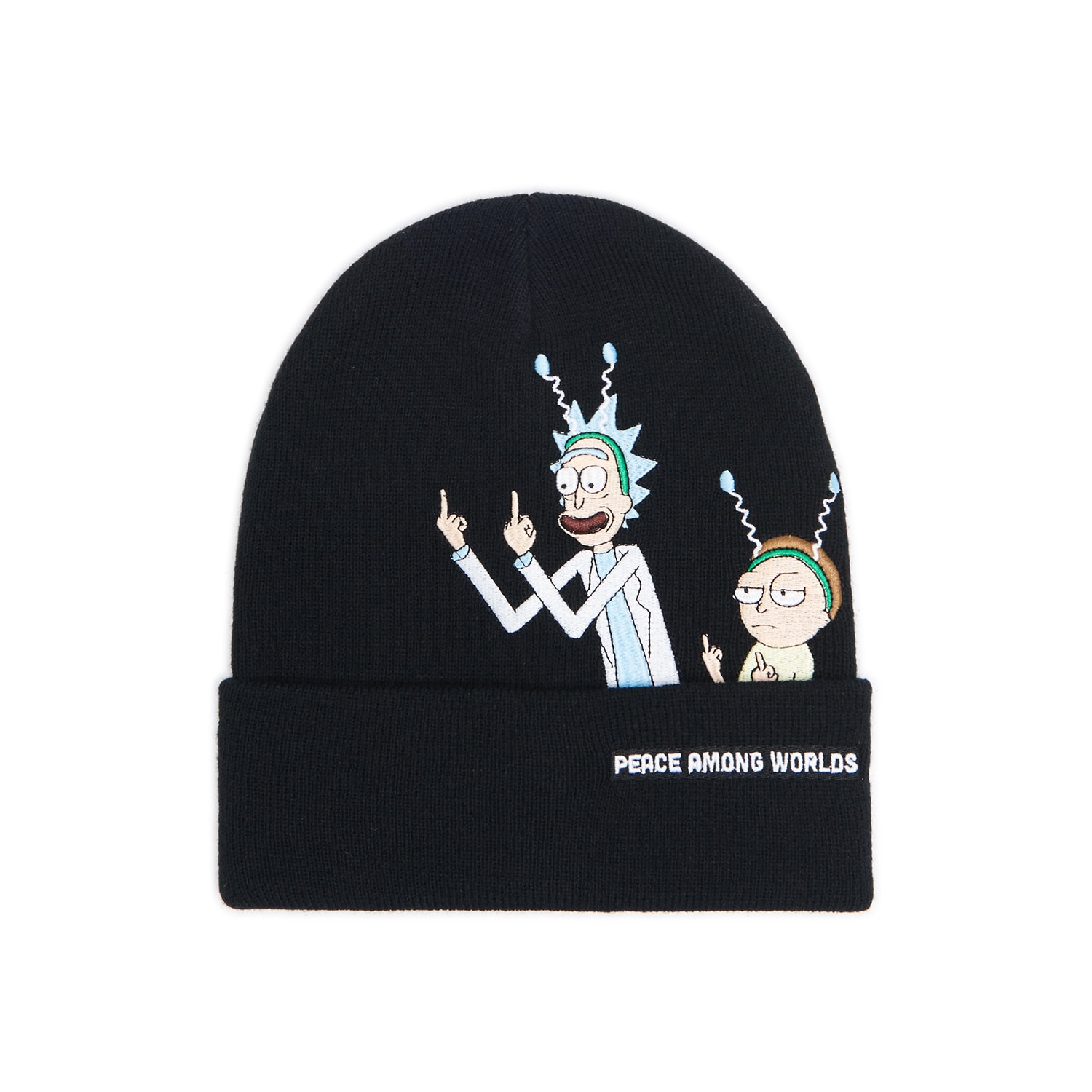 Cropp - Beanie čiapka Rick and Morty - Čierna