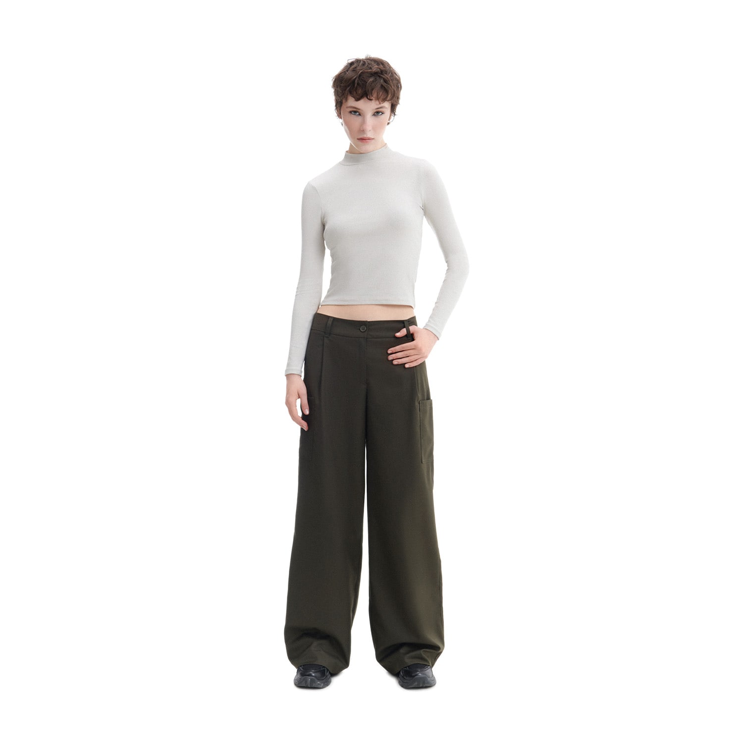Cropp - Nohavice - Khaki