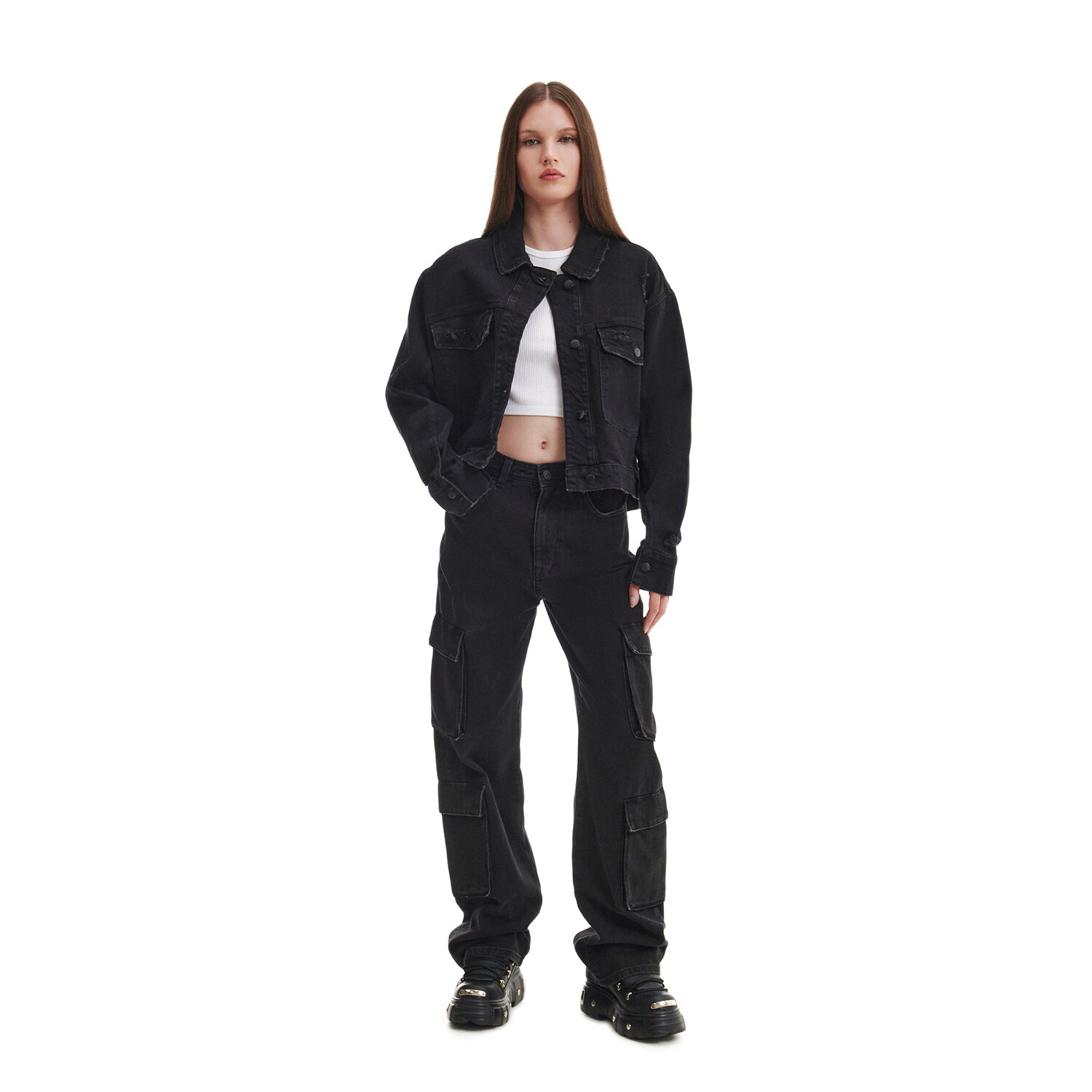 Cropp - Džínsy - Čierna