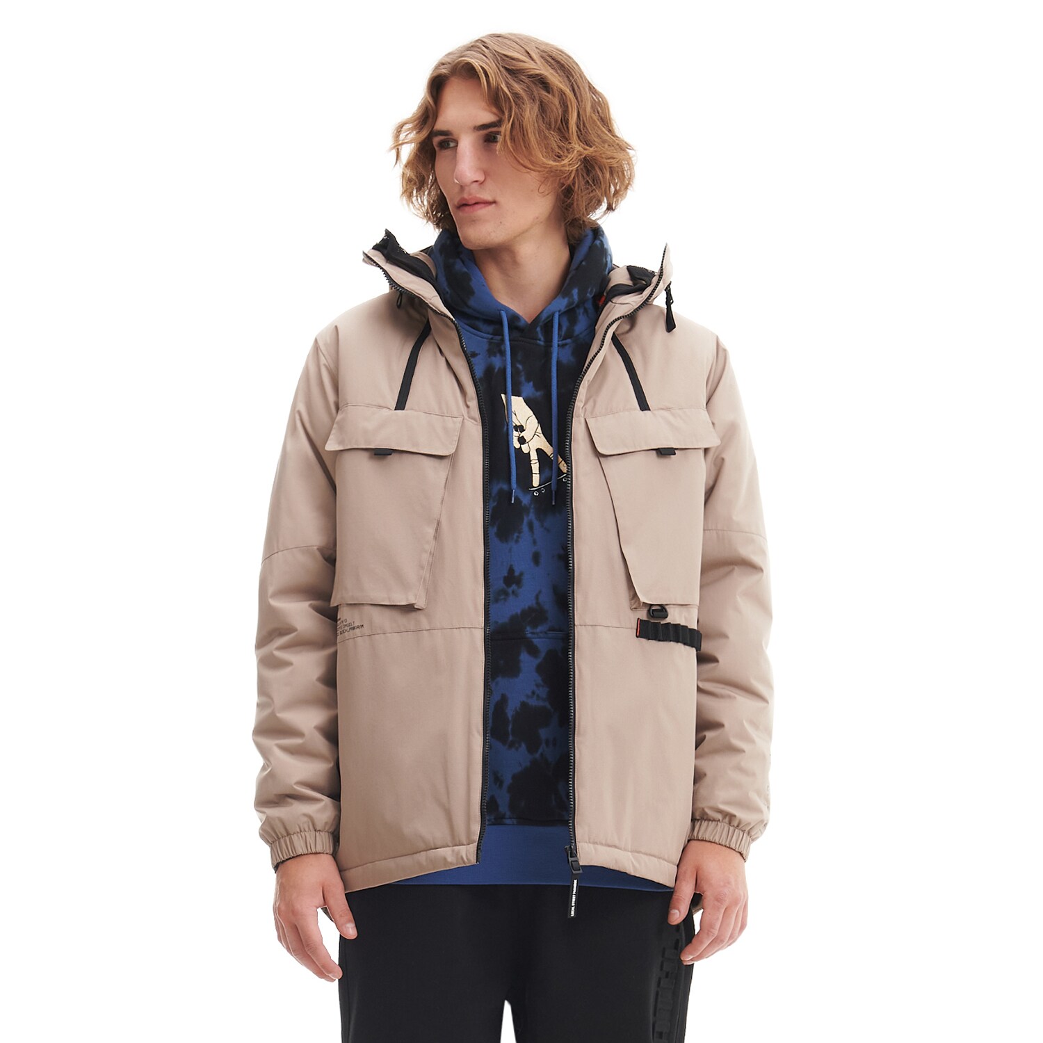 Cropp - Parka s kapucňou - Béžová