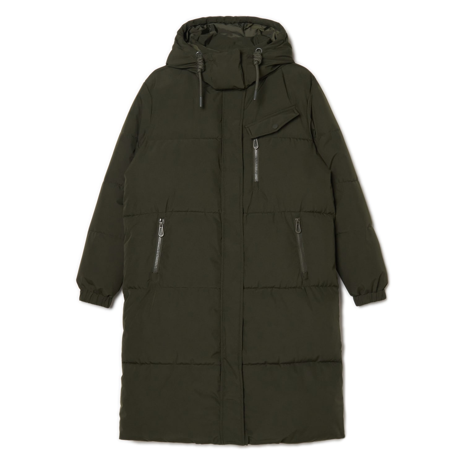 Cropp - Kabát s kapucňou - Khaki