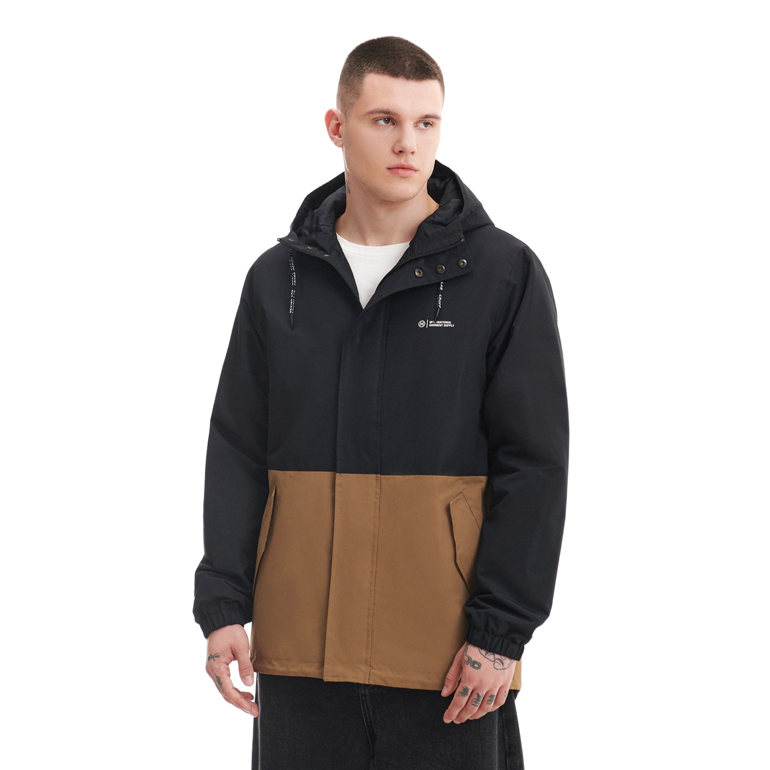 Cropp - Bunda s kapucňou - Čierna
