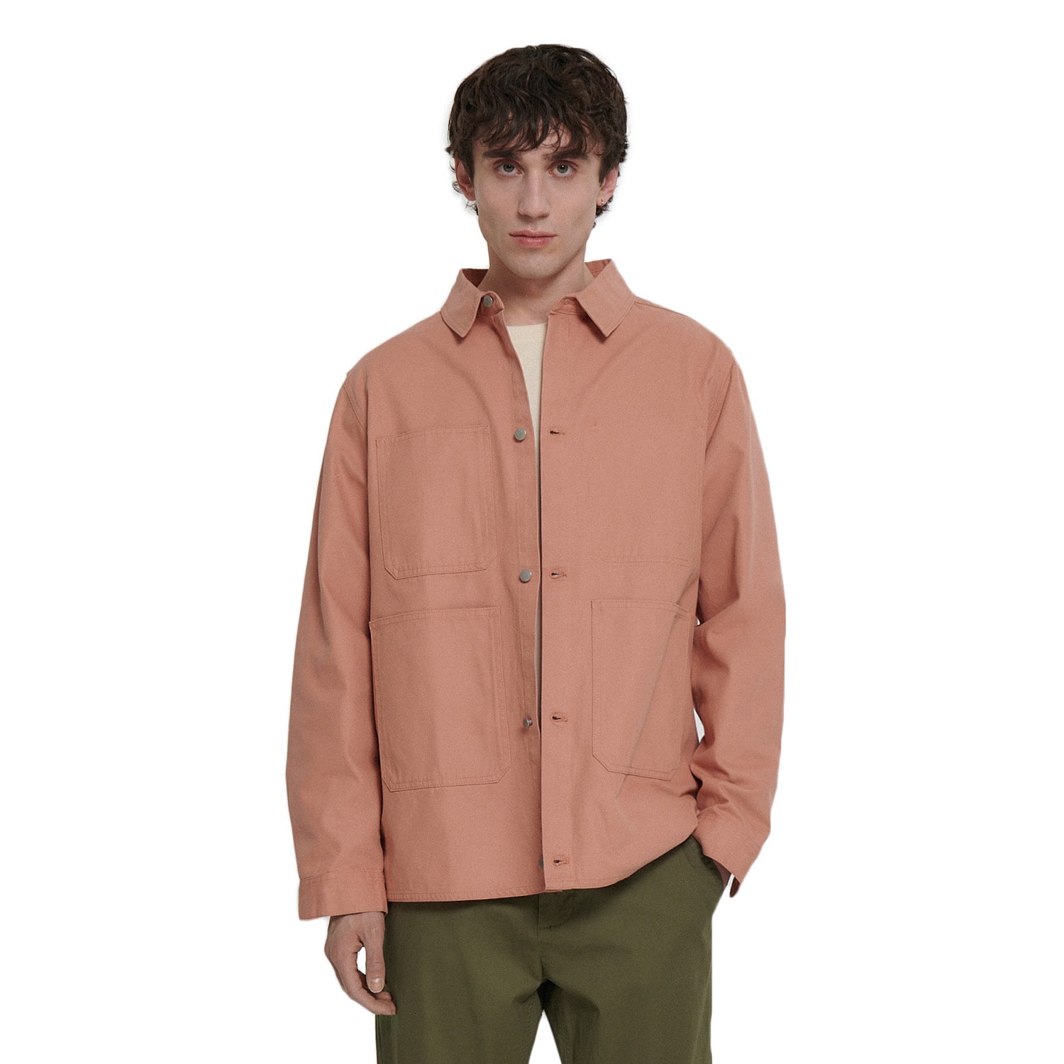 Cropp - Košeľa shacket - Oranžová