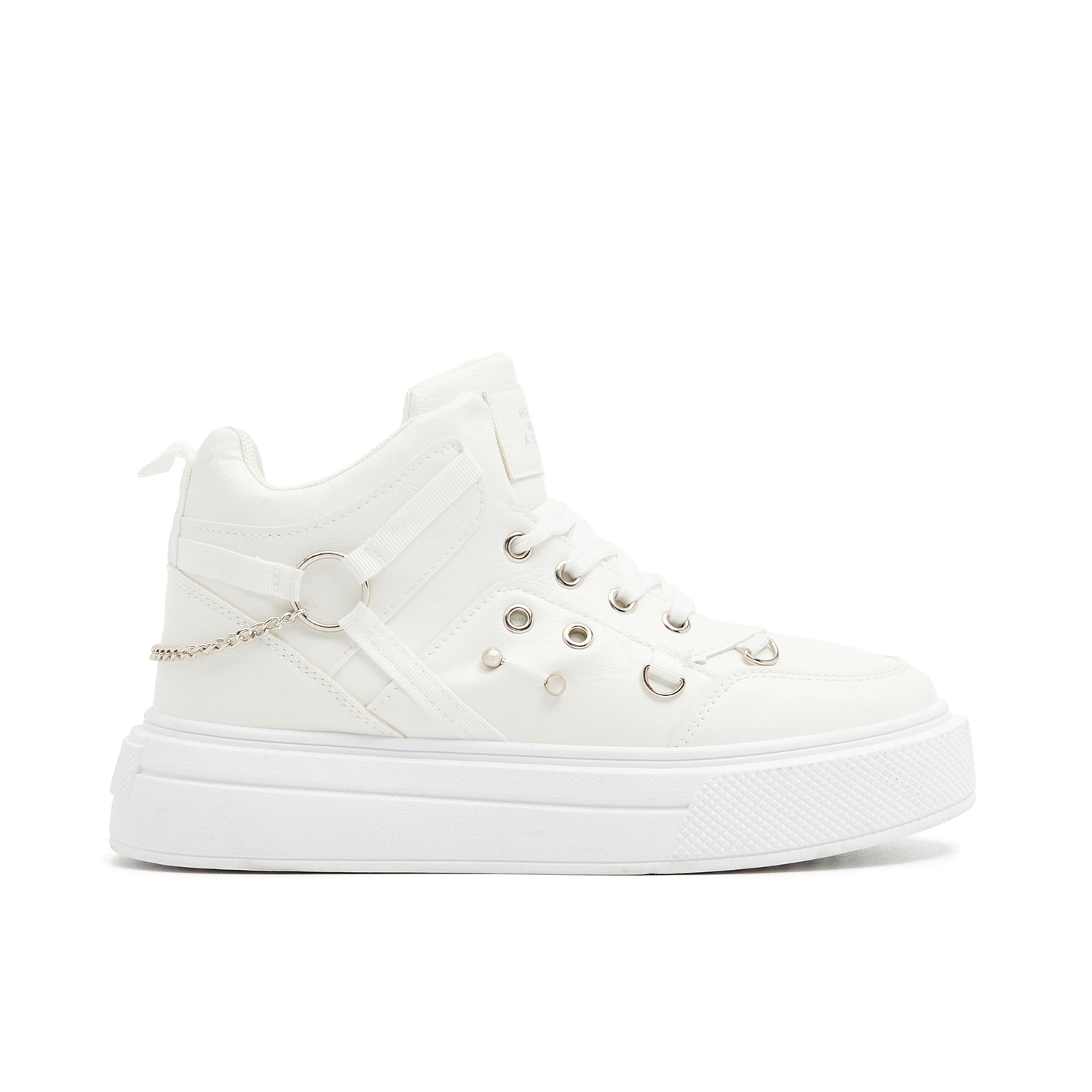 Cropp - Sneakers topánky nad členok - Biela