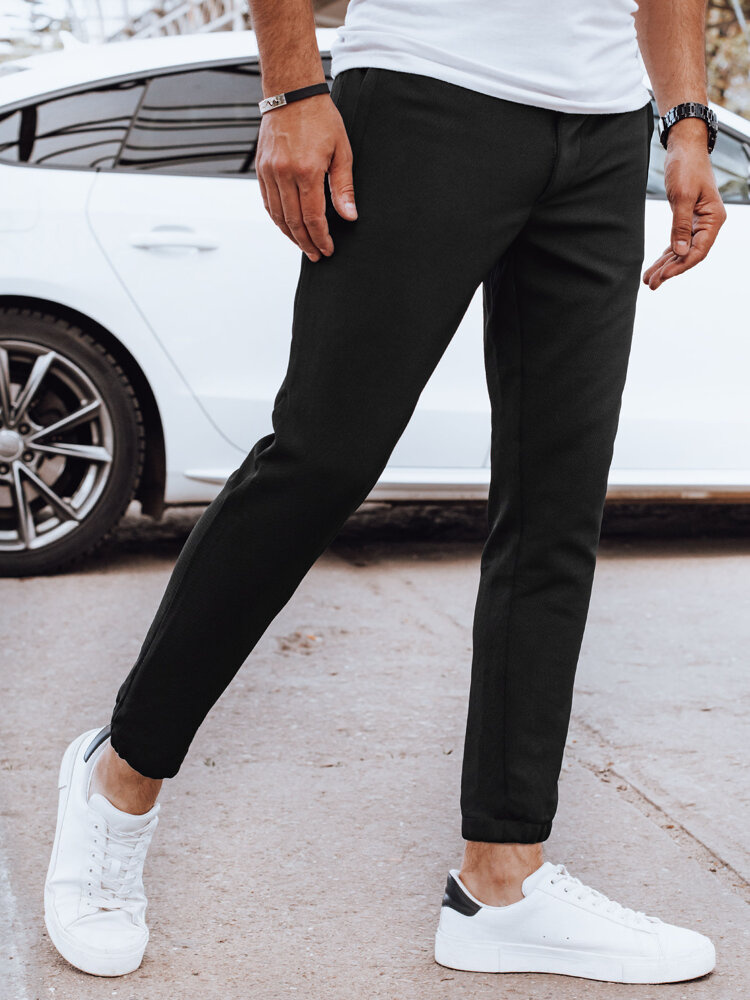 Pánske čierne joggery Dstreet UX4263 skl.4, Veľkosť XL