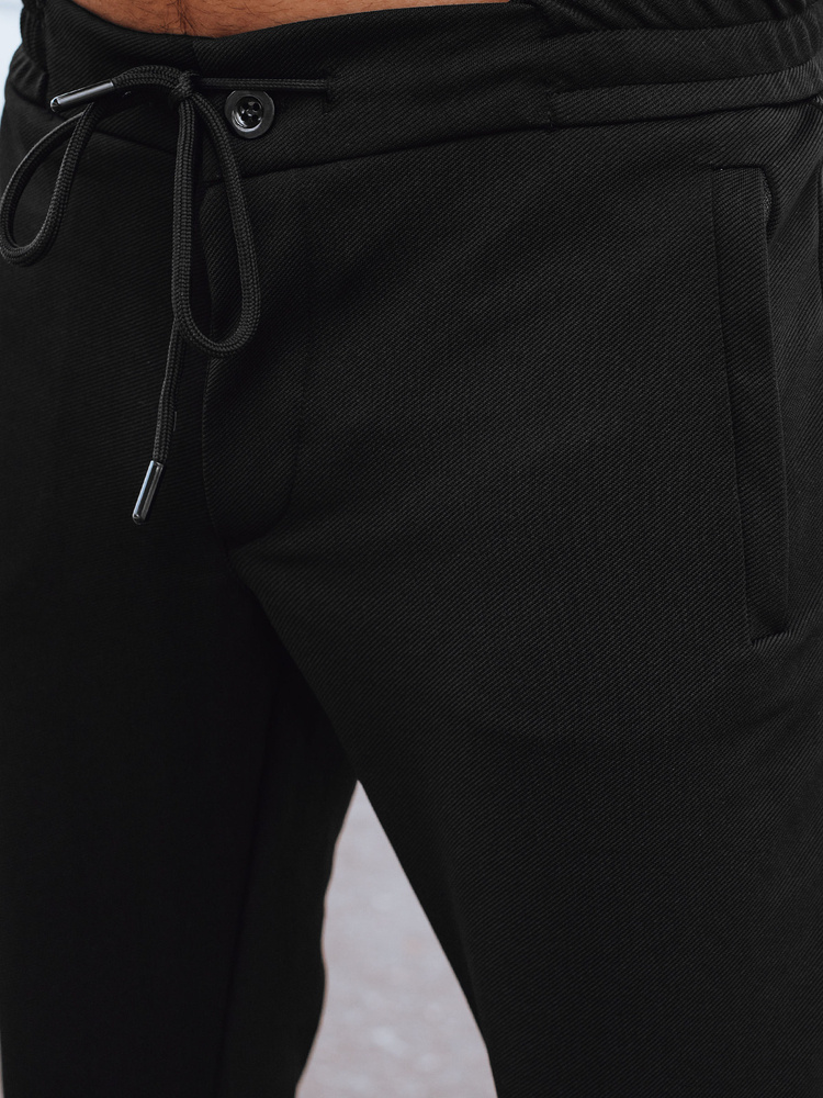 Pánske čierne joggery Dstreet UX4263 skl.4, Veľkosť XL