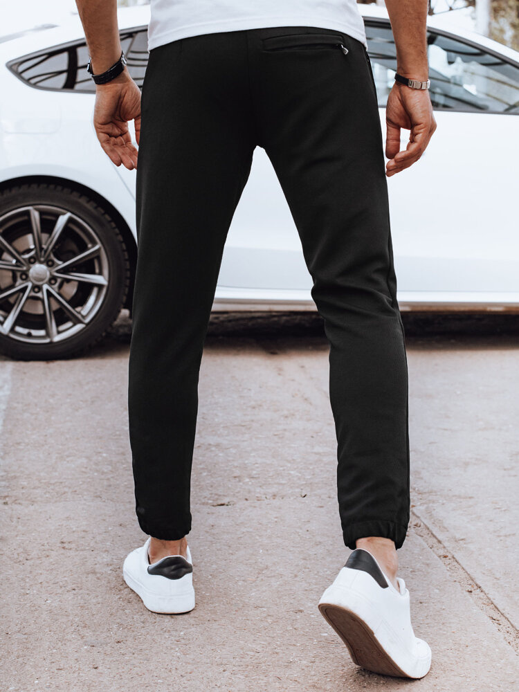 Pánske čierne joggery Dstreet UX4263 skl.4, Veľkosť XL
