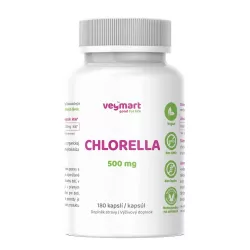 Vegmart Chlorella 500 mg, 180 kapsúl